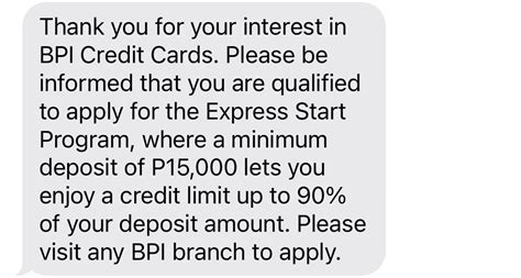 bpi express start program benefits